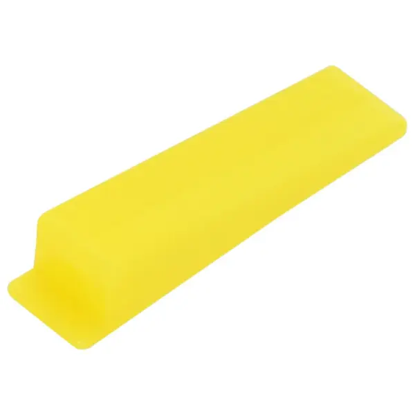 Korduvkasutatavad plaatide tasanduskiilud, kollane PP, 100 tk, 89 x 22 x 16,5 mm - 6