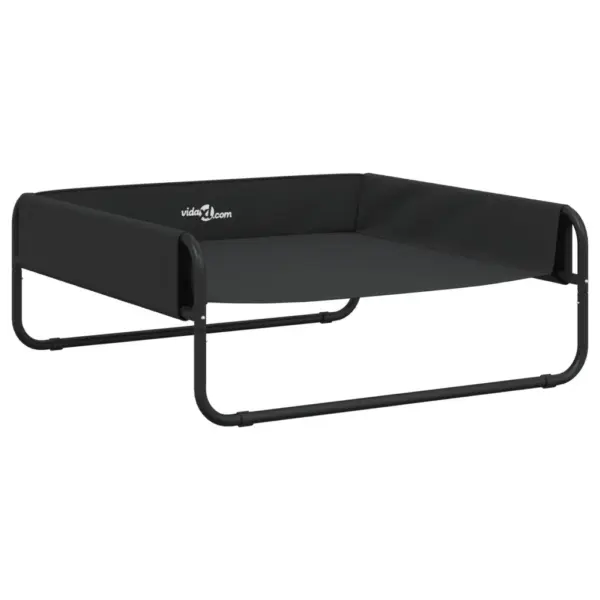Kõrgendatud koeravoodi, antratsiithall, 85 x 85 x 33 cm, Oxford kangas ja terasraamiga – 2