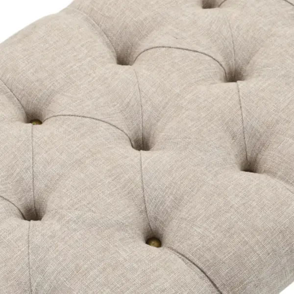 Maalähedane hoiupink kuusepuidust ja kangast, kreemjas/pruun, 103 x 51 x 44 cm – 9