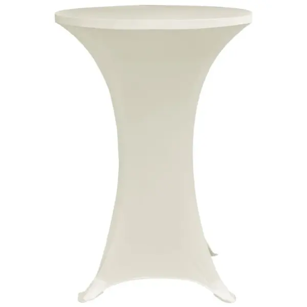 Veniv seisulauakate Ø 70 cm, kreemjasvalge, 4 tk – 4
