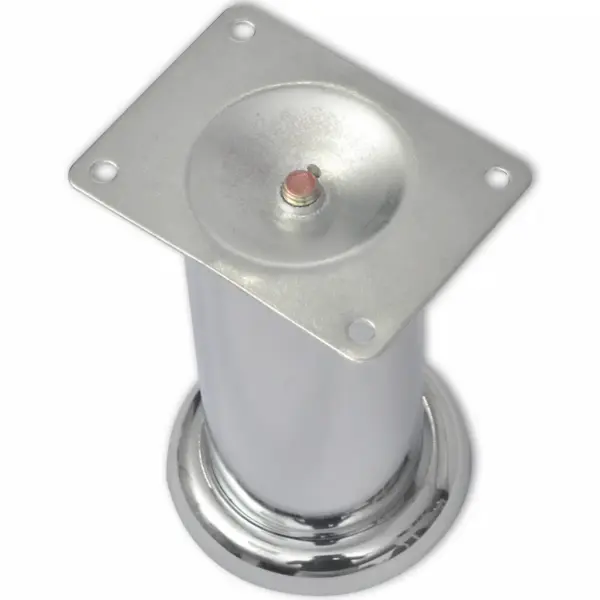 Kroomitud ümmargused diivanijalad, 8 tk, 120 mm – 3