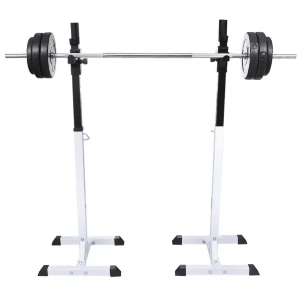 Reguleeritav kangi- ja kükiraami komplekt kangi ja hantlitega, 60,5 kg – 2