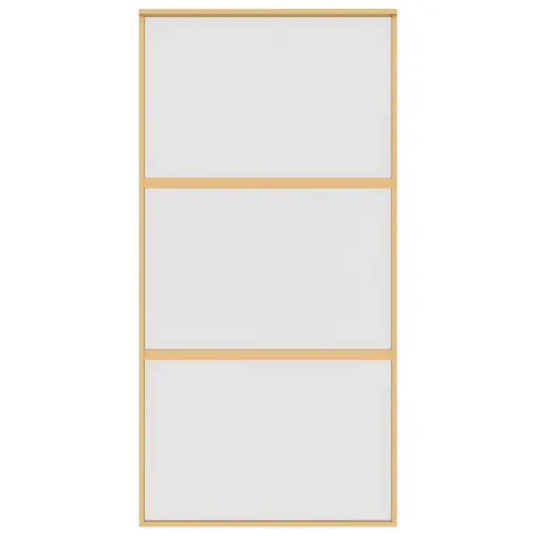 Kuldne liuguks matt ESG-klaasiga, alumiiniumraam, 102,5 x 205 cm – 4