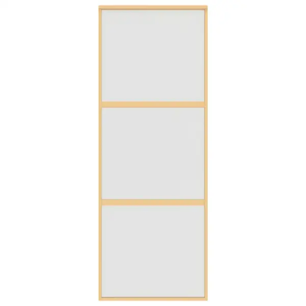 Kuldne liuguks matt ESG-klaasiga, alumiiniumraamiga, 76 x 205 cm – 4