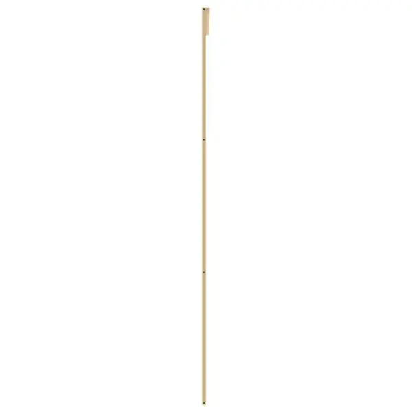 Kuldne matt klaasist liuguks alumiiniumraamiga, 90 x 205 cm – 5