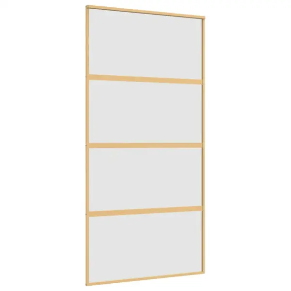 Kuldne liuguks matt ESG-klaasist ja alumiiniumraamiga, 102,5 x 205 cm – 2