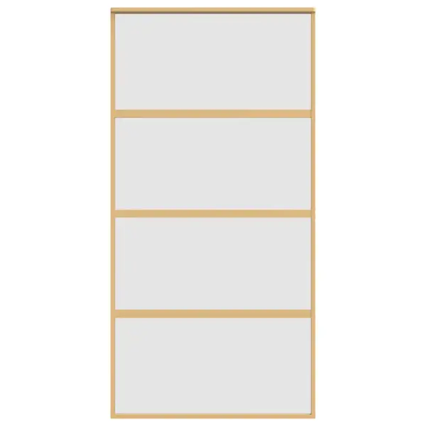 Kuldne liuguks matt ESG-klaasist ja alumiiniumraamiga, 102,5 x 205 cm – 4