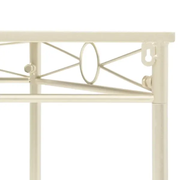 Vanaaegses stiilis kuldne metallist lisalaud, 87 x 34 x 73 cm - 4