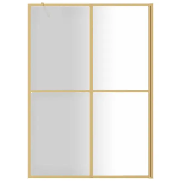 Kuldse raamiga dušisein läbipaistva ESG-klaasiga, 140 x 195 cm – 3