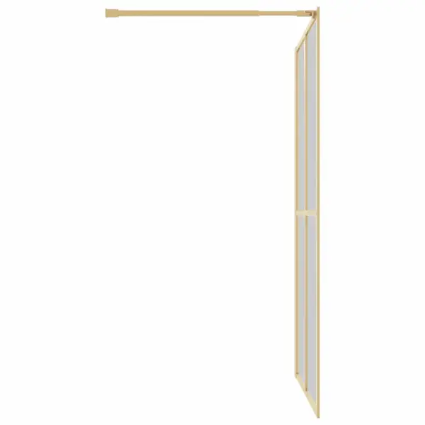 Kuldse raamiga dušisein läbipaistva ESG-klaasiga, 140 x 195 cm – 4