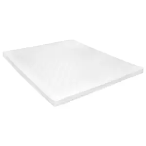 Külmvahust pealismadrats munaprofiiliga, valge, 160 x 200 cm, paksus 6 cm