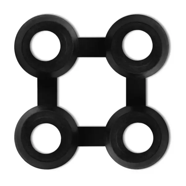 Kummimattide ühendused, 10 tk, must, 100% kumm – 3