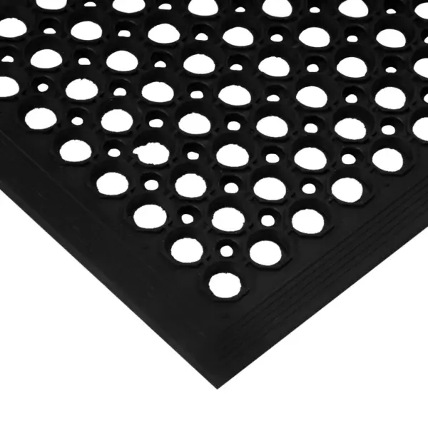 Libisemiskindel kummist uksematt äravooluavadega, must, 90 x 60 cm – 4