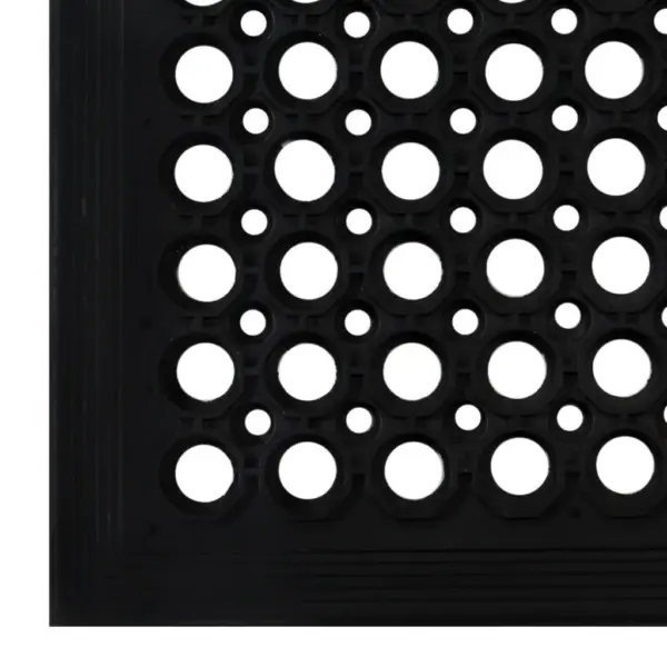 Libisemiskindel kummist uksematt äravooluavadega, must, 90 x 60 cm – 5