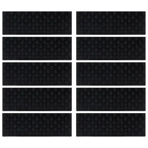 Libisemiskindlad kummist trepiastmematid, must, 25 x 75 cm, 10 tk – 3