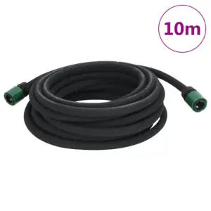 Poorsest kummist kastmisvoolik aia niisutamiseks, must, 10 m, 16 mm