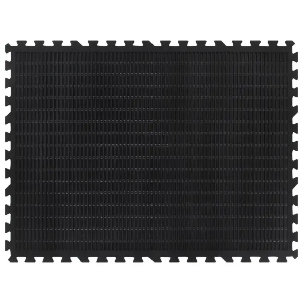 Kummist põrandamatt jõusaalile, must, 90 x 120 cm, 12 mm – 3
