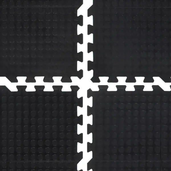 Kummist põrandamatt jõusaalile, must, 90 x 120 cm, 12 mm – 6