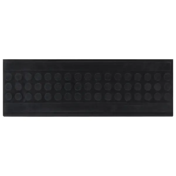 Libisemisvastased kummist trepiastme matid, must, 10 tk, 25 x 75 cm – 2