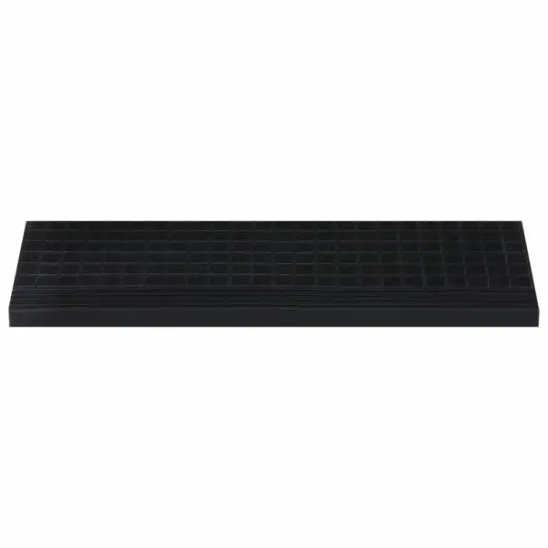 Libisemiskindlad kummist trepiastme matid, 10 tk, must, 25 x 75 cm – 5