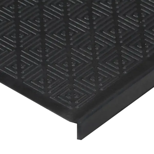 Kummist trepiastme matid, must, 5 tk, 25 x 75 cm – 6