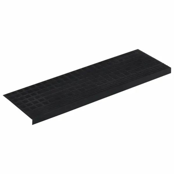Kummist trepiastmematid, libisemiskindlad, 5 tk, must, 25 x 75 cm – 4