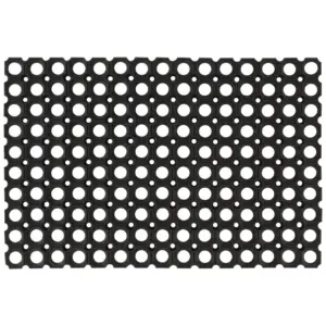 Libisemiskindlad kummist uksematid, must, 5 tk, 40 x 60 cm, 16 mm