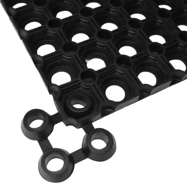 Must kummist uksematt, ilmastikukindel, 100 x 150 cm, 22 mm – 5