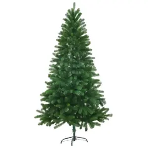 Roheline kunstkuusk elutruude okastega, 150 cm, PE oksad ja terasest alus