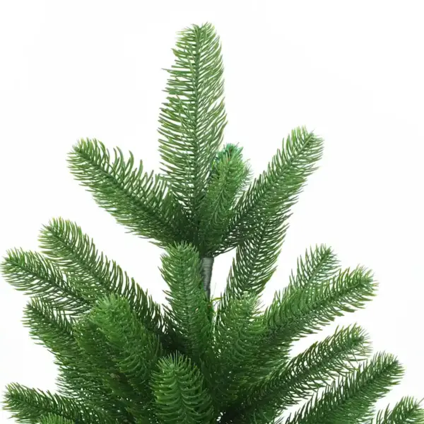 Roheline kunstkuusk elutruude okastega, 150 cm, PE oksad ja terasest alus – 4