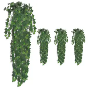 Kunstluuderohu taimed 4 tk, rohelised, 90 cm, 339 lehte, ilma potita