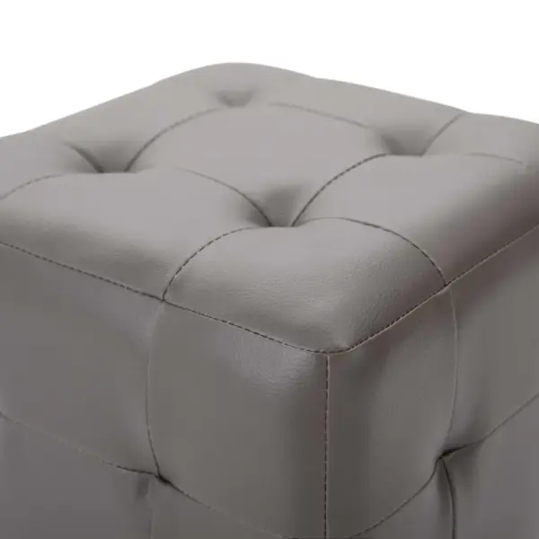 Hallid kunstnahast tumbad, 2 tk, 30 x 30 x 30 cm – 4