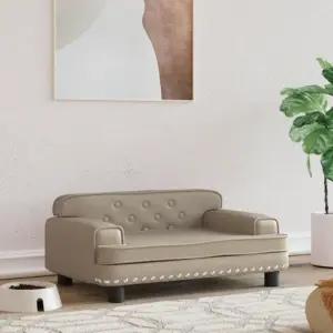 Kunstnahast koeradiivan väikestele koertele, cappuccino, 70 x 45 x 30 cm