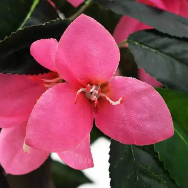Kunsttaim rododendron potiga, 310 cm, roheline ja roosa – 2