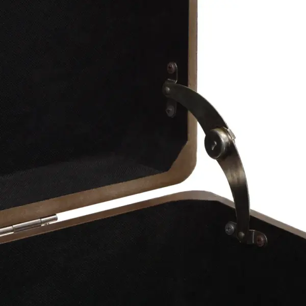 Pruun kuusepuidust hoiukirst metallääristega, 91 x 52 x 40 cm – 11