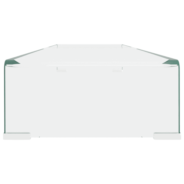 Läbipaistev klaasist telerialus / monitorialus 110 x 30 x 13 cm - 4