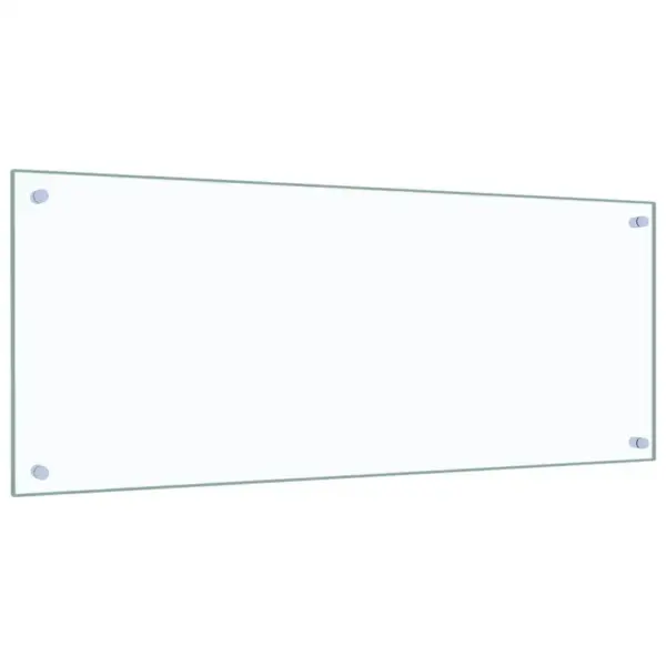 Karastatud klaasist köögi pritsmekaitse, läbipaistev, 100 x 40 cm – 5