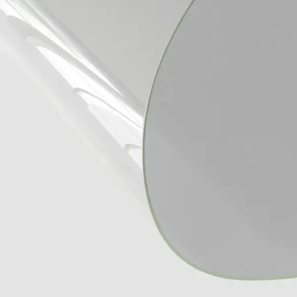 Ümmargune läbipaistev lauakaitsekile, PVC, Ø 80 cm, 2 mm - 3