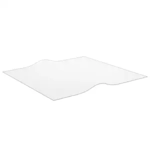 Läbipaistev matt lauakaitse PVC-st, 70 x 70 cm, 1,6 mm