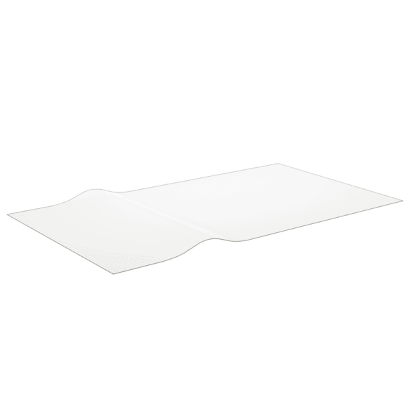 Läbipaistev matt PVC lauakaitsematt 120 x 60 cm, 1,6 mm - 3