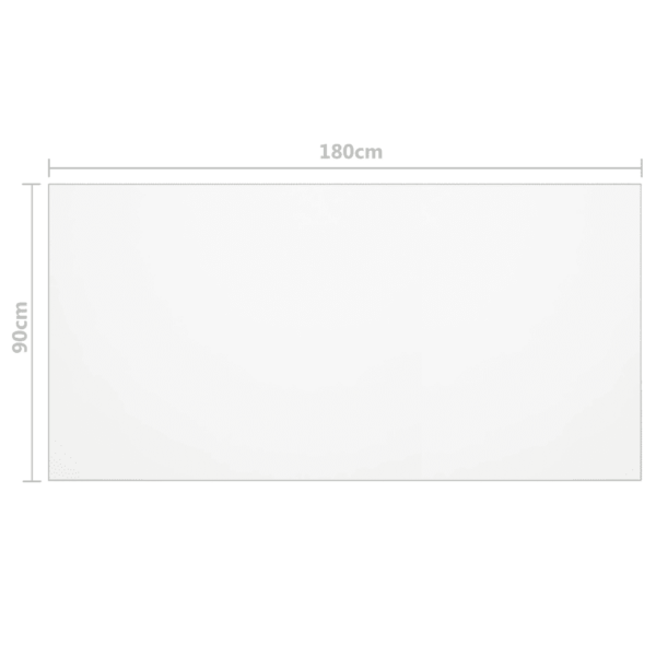 Läbipaistev matt PVC lauakaitsematt 180 x 90 cm, 1,6 mm - 6