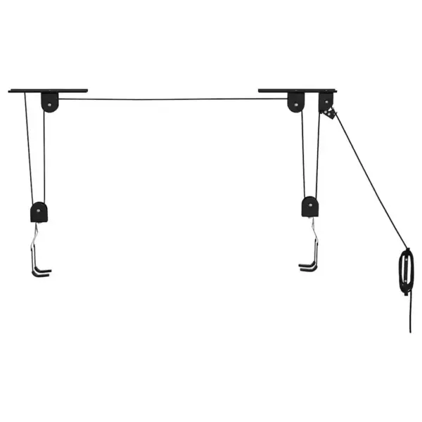 Laekinnitusega jalgratta tõstukid, 2 tk, must teras, 20 kg, laekõrgus kuni 4 m – 4