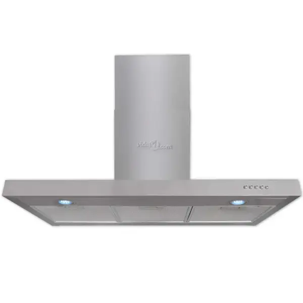 Lame roostevabast terasest pliidikubu LED-valgustusega, 90 cm, 720 m³/h – 3