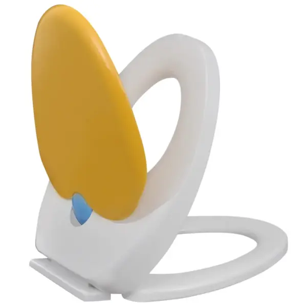 Vaikselt sulguvad laste prill-lauad, 2 tk, plast, valge/kollane, 48,5 x 36,5 cm – 6
