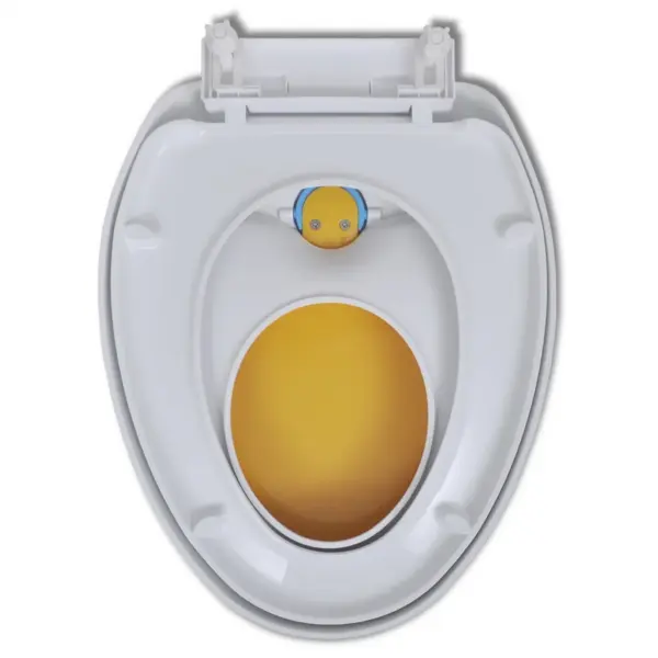 Vaikselt sulguvad laste prill-lauad, 2 tk, plast, valge/kollane, 48,5 x 36,5 cm – 9