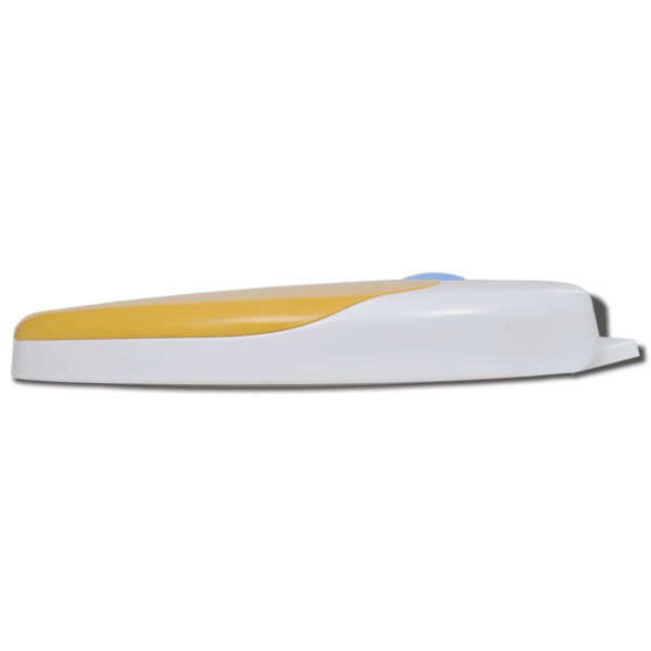 Vaikselt sulguvad laste prill-lauad, 2 tk, plast, valge/kollane, 48,5 x 36,5 cm – 10