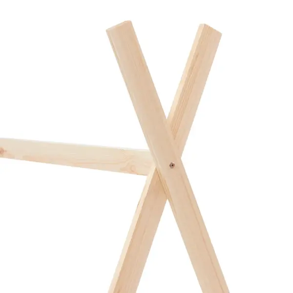 Laste tipi voodiraam männipuidust, liistpõhjaga, 70 x 140 cm – 5