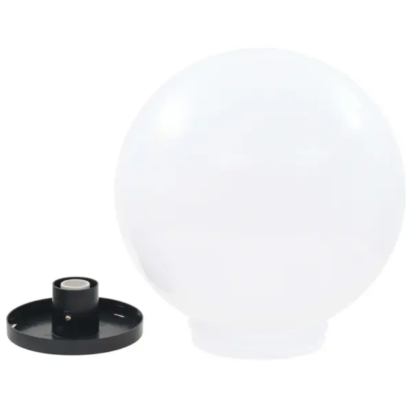 Kera kujuga LED aialambid, 4 tk, valge PMMA, 40 cm – 5