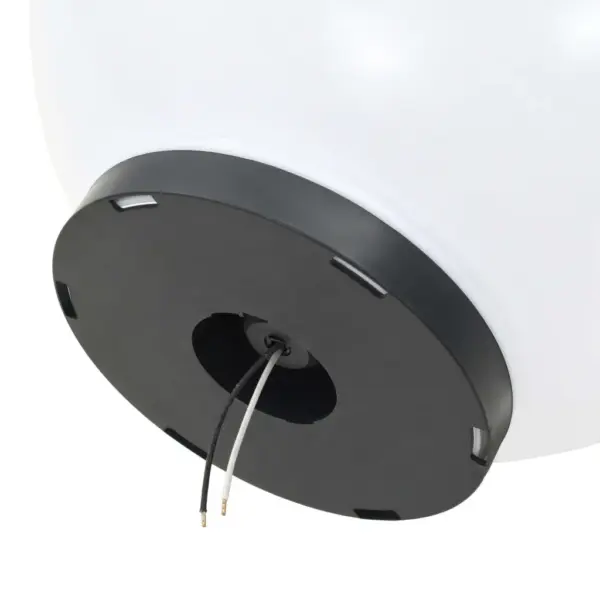 Kera kujuga LED aialambid, 4 tk, valge PMMA, 40 cm – 6