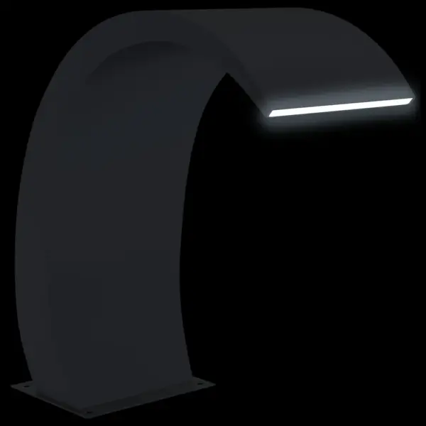 LED-valgustusega basseini purskkaev, roostevaba teras 304, 22 x 60 x 70 cm – 6